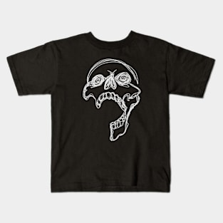 Skull One line Kids T-Shirt